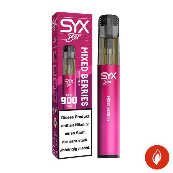 Syx Bar Mixed Berries 20mg Einweg E-Zigarette