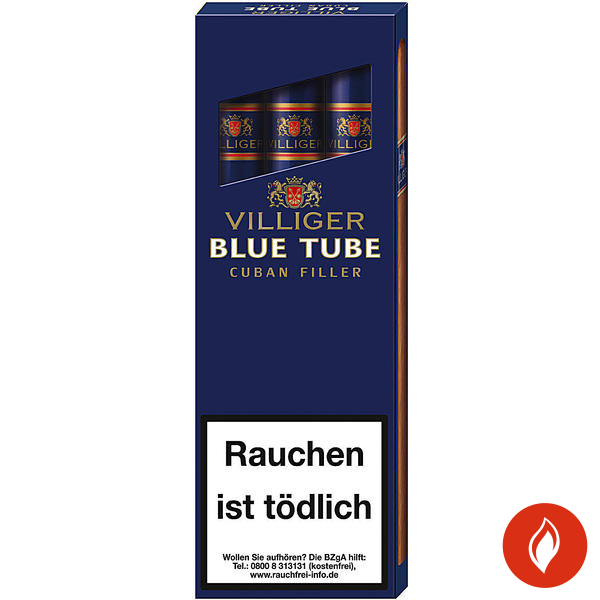 Villiger Tube Blue Zigarren 3er Schachtel