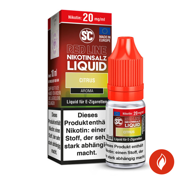 SC Red Line Citrus Nikotinsalz Liquid 20mg