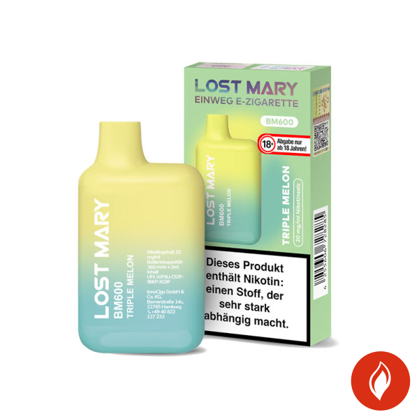 Lost Mary BM600 Einweg E-Zigarette Triple Melon 20mg