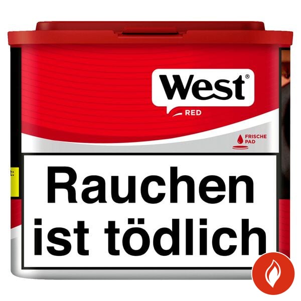 West Red Volumentabak Dose