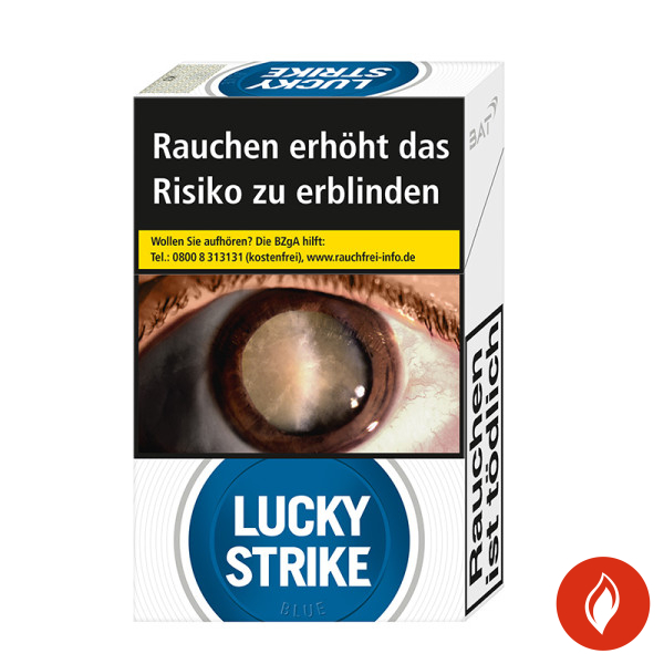 Lucky Strike Blue OP Zigaretten Schachtel
