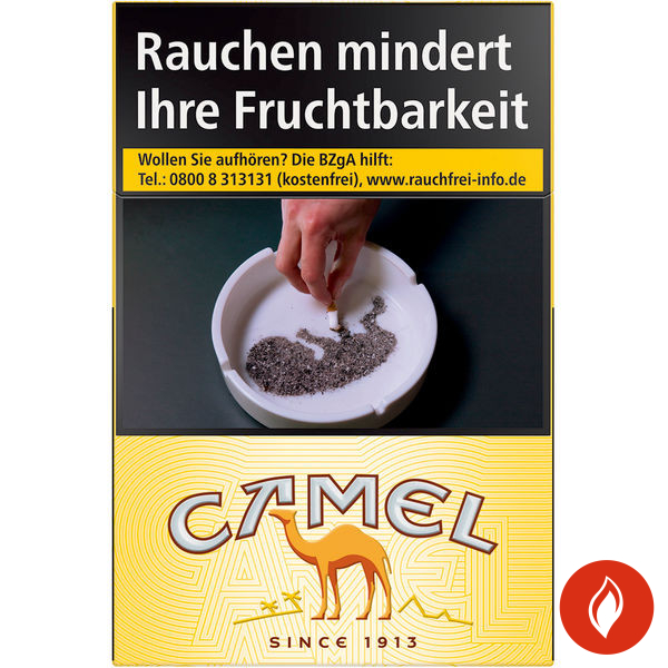 Camel Yellow OP Zigaretten Schachtel