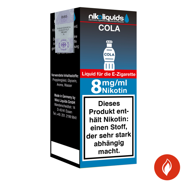 E-Liquid Nikoliquids Cola 8 mg 70 Pg 30 Vg