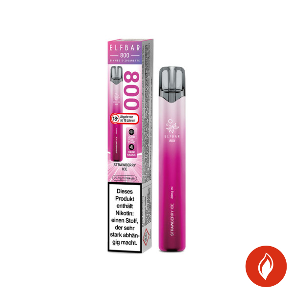 Elfbar 800 Strawberry Ice 20mg Einweg E-Zigarette