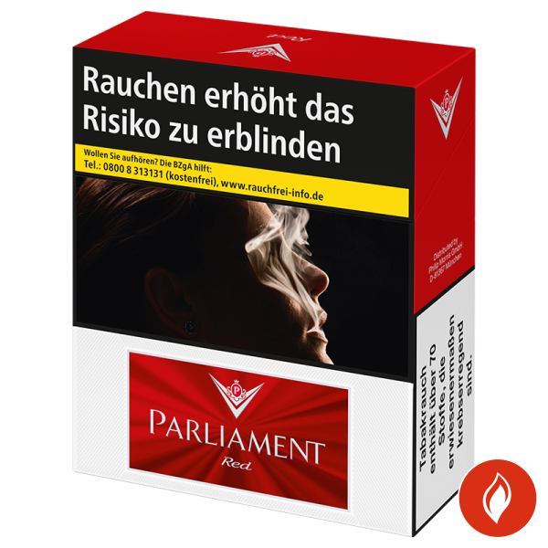 Parliament Red 3XL Zigaretten Schachtel