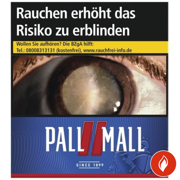 Pall Mall Red King Zigaretten Schachtel