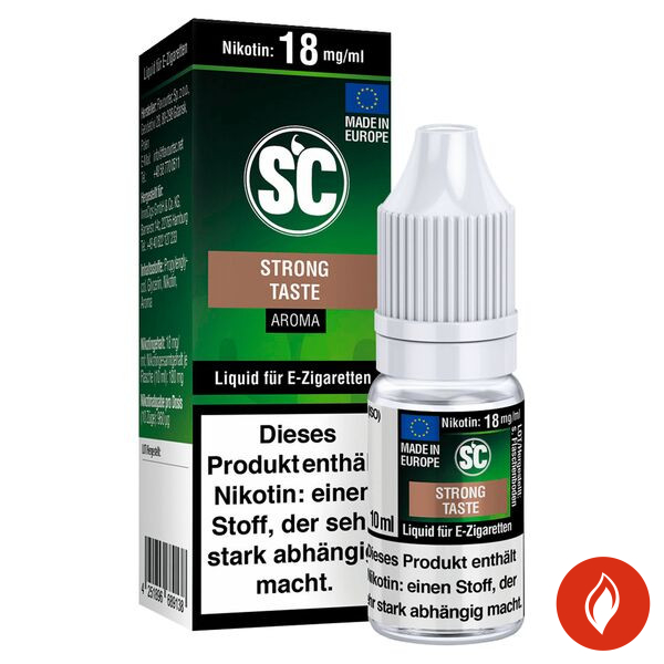 SC Strong Taste Tabak Nikotinsalz Liquid 18mg