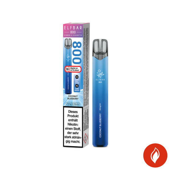 Elfbar 800 Coconut Blueberry 20mg Einweg E-Zigarette