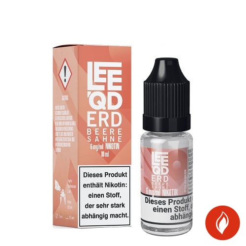 Leeqd Erdbeere Sahne 6 mg E-Liquid