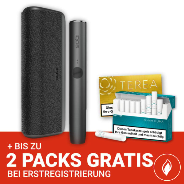 IQOS Iluma Prime Obsidian Black + gratis TEREA Sticks bei Registrierung