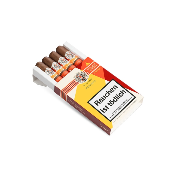 Avo Syncro Nicaragua Fogata Robusto Schachtel offen