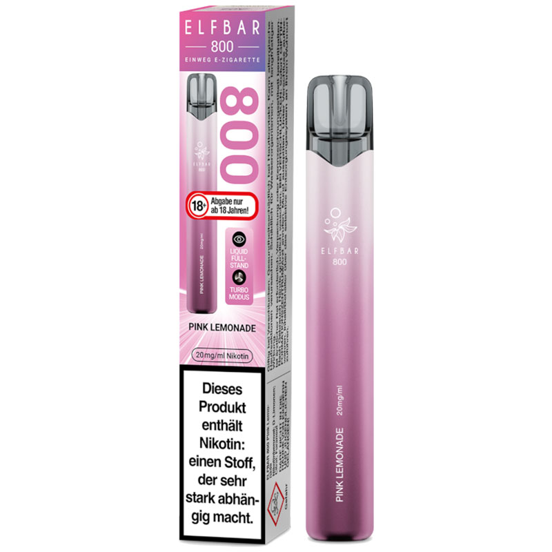 Elfbar 800 Pink Lemonade 20mg Einweg E-Zigarette