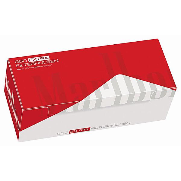 Marlboro Extra Red Filterhülsen Packung