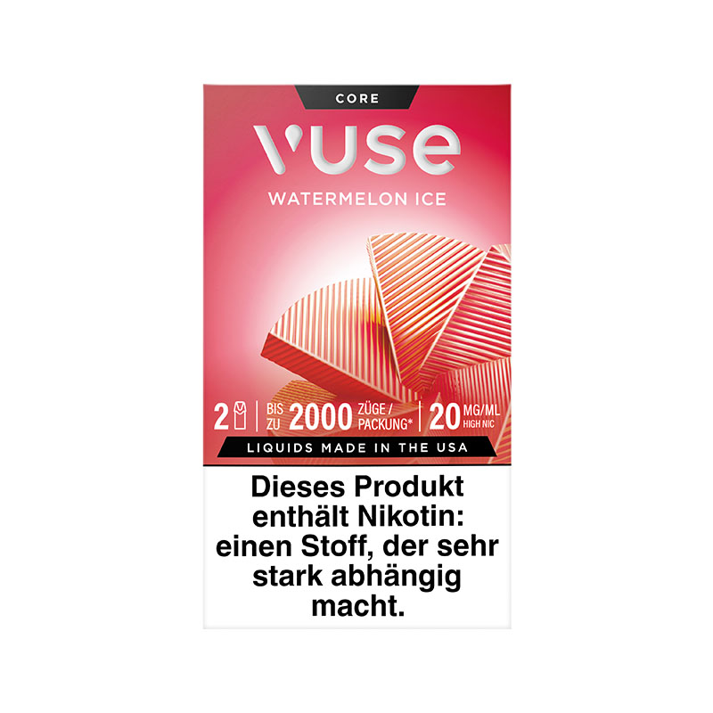 Vuse Watermelon Ice 20mg Prefilled Pods Front