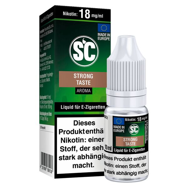SC Strong Taste Tabak Nikotinsalz Liquid 18mg