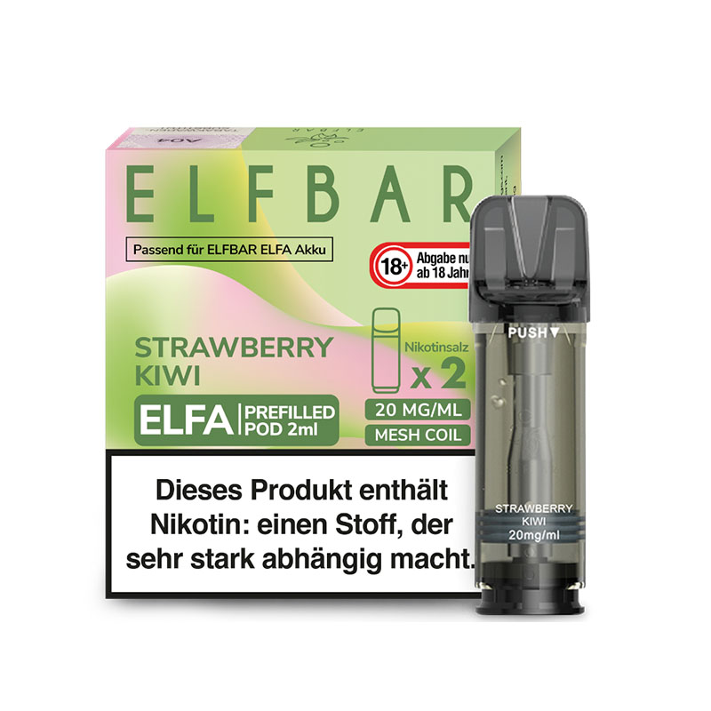 Elfbar Elfa Pods Strawberry Kiwi - 20mg Nikotin