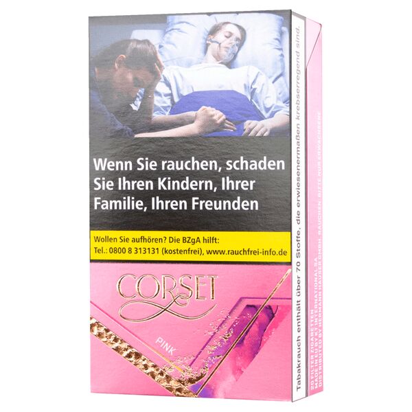 Corset Pink Slim Zigaretten Schachtel