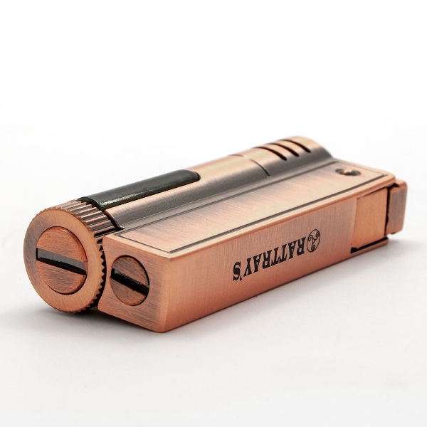 Rattray Benzin Rose Gold Steam Punk Pfeifenfeuerzeug Unten