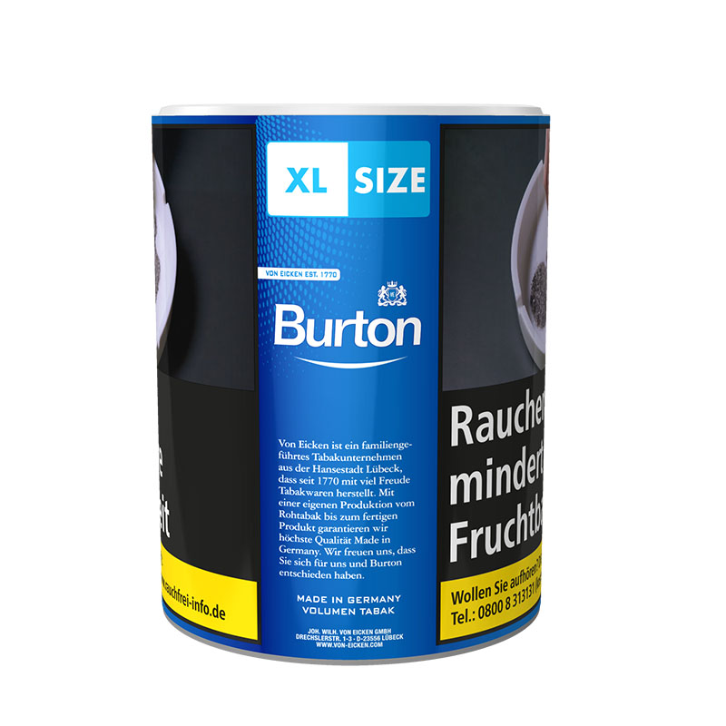 Burton Blue L Feinschnitt Dose
