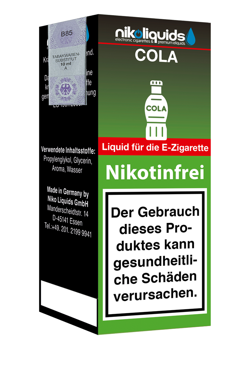 E-Liquid Nikoliquids Cola 0 mg 70 Pg 30 Vg