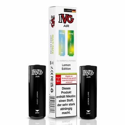IVG Air Lemon Edition 20mg Prefilled Pods