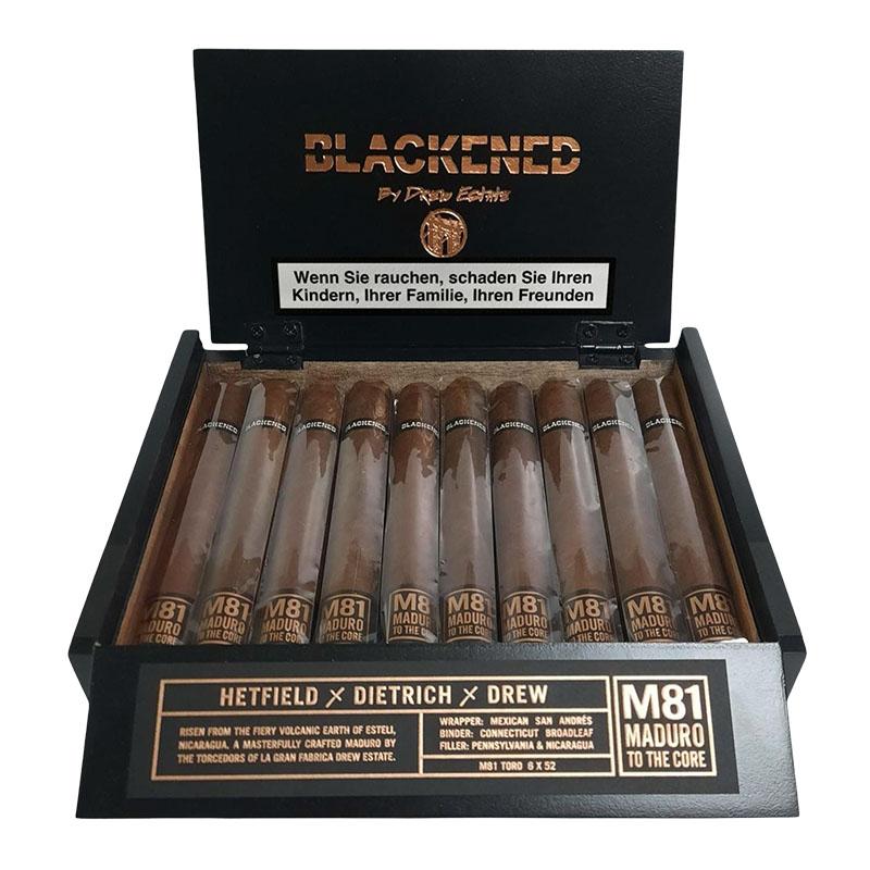 Drew Estate Blackened M81 Toro Zigarren Kiste