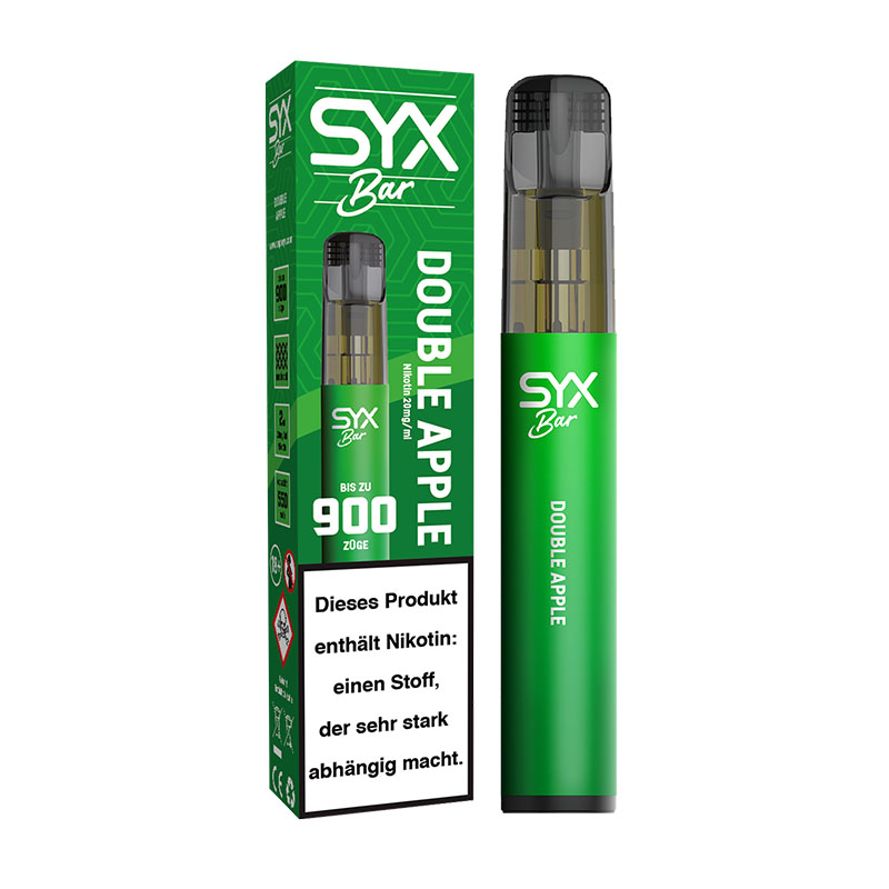 Syx Bar Double Apple 20mg Einweg E-Zigarette