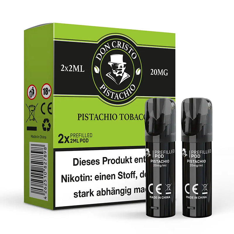 Don Cristo Pistachio Tobacco 20mg Prefilled Pods Packung