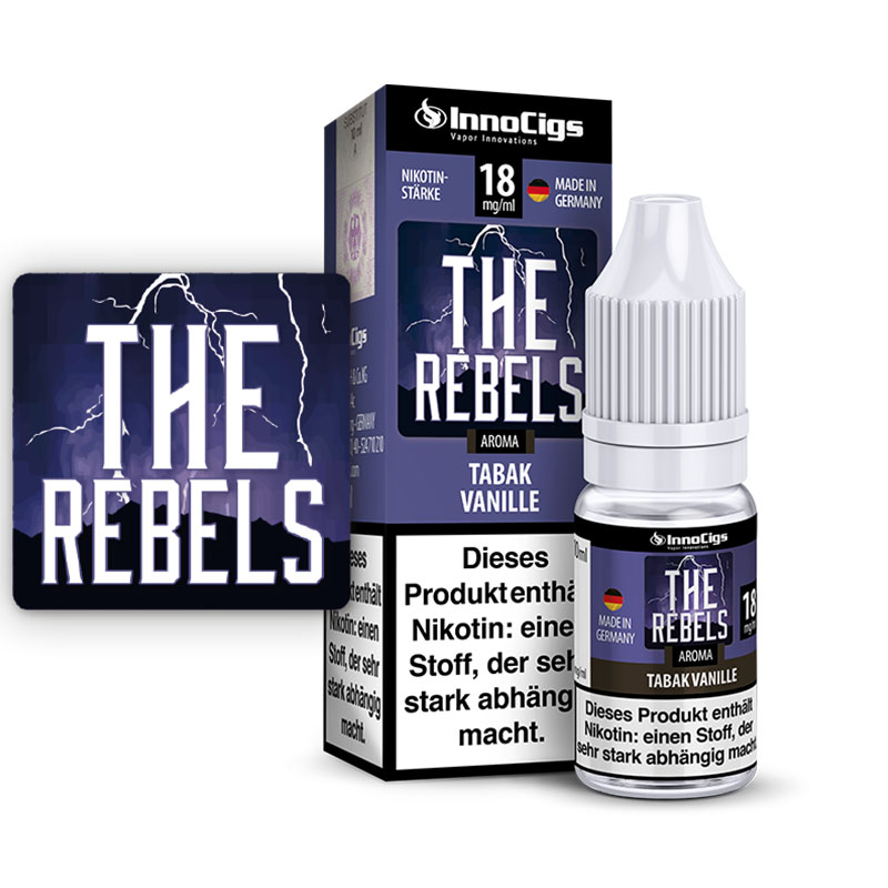 Innocigs E-Liquid The Rebels Tabak Vanille 18mg