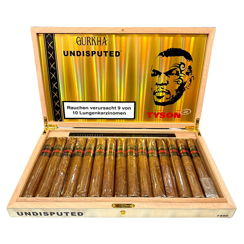 Gurkha Limitadas Tyson Undisputed 2.0 Magnum Zigarren Kiste open