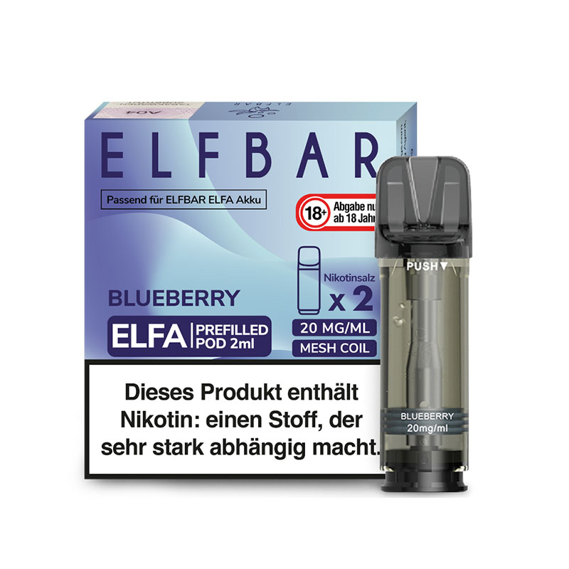 Elfbar Elfa Pods Blueberry - 20mg Nikotin
