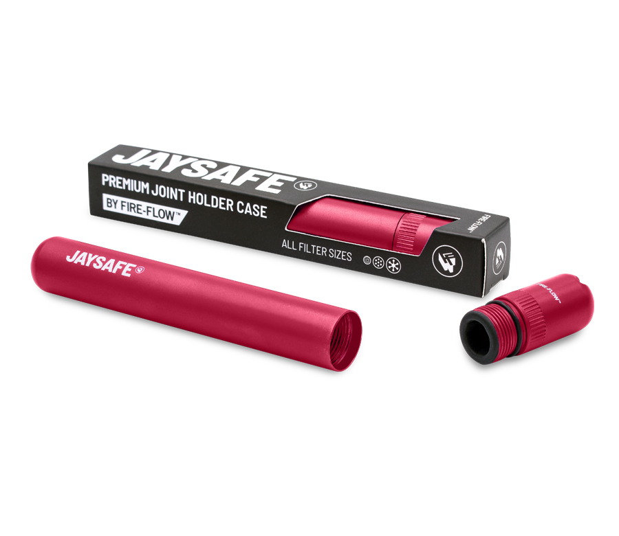 FireFlow JaySafe Premium Joint Holder Case Red