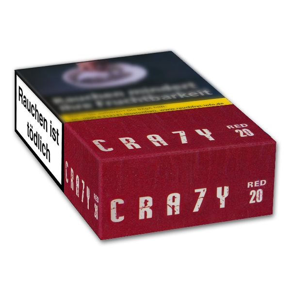 Crazy Red Original Pack Zigaretten Schachtel