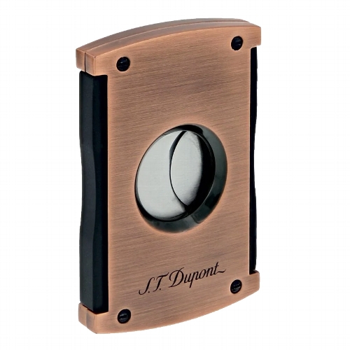 Cigarrenabschneider Dupont kupfer gebürstet schwarz