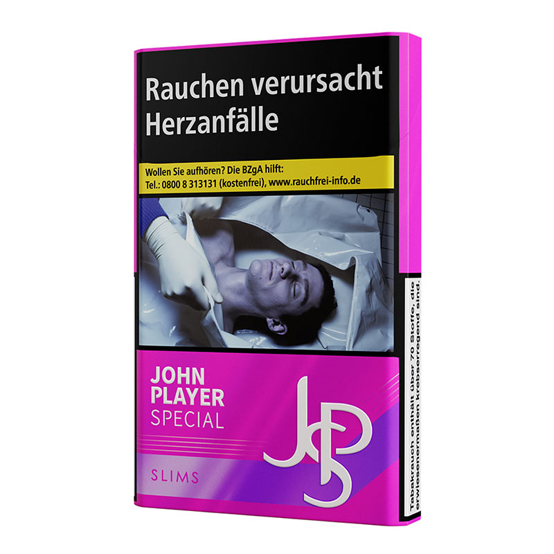JPS Slims Pink Zigaretten Schachtel