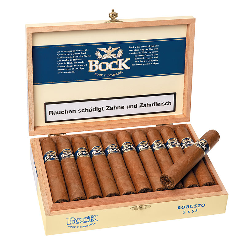 Bock y Ca Robusto Zigarren Kiste