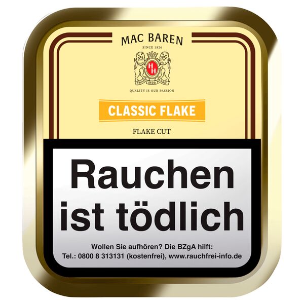 Mac Baren Classic Flake Pfeifentabak Dose