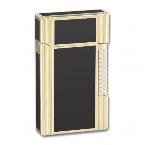 Feuerzeug Stein Jean Claude Dustin goldin/schwarz