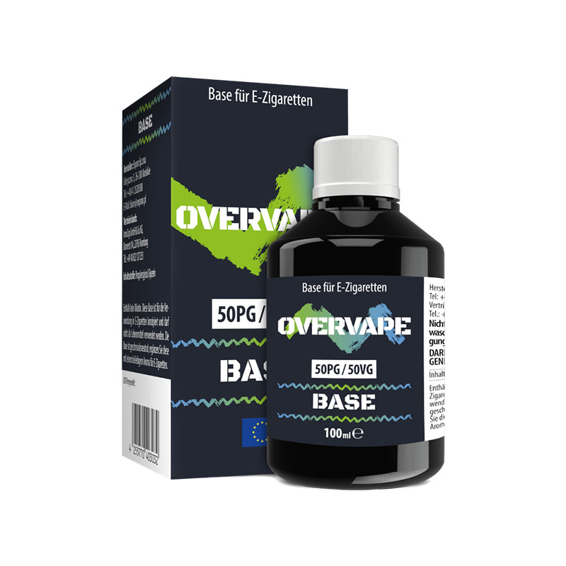 Overvape Base 50 PG 50 VG Flasche