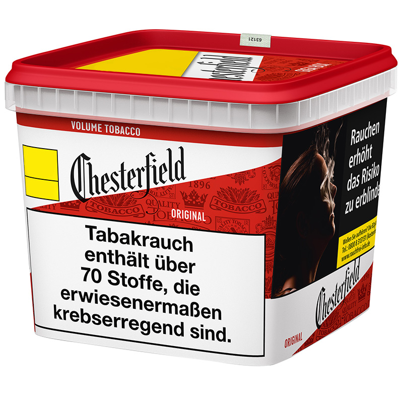 Chesterfield Red Volumentabak Giga Eimer