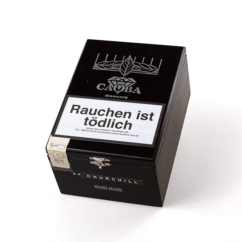 Caoba Diamante Churchill Zigarren Kiste