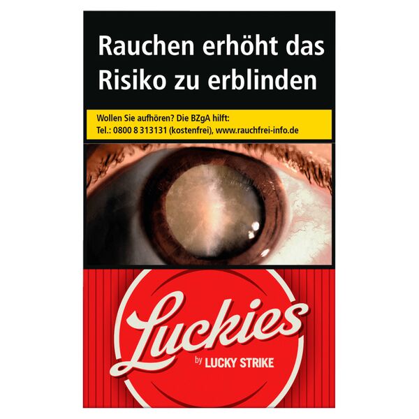 Luckies Crafted 1871 Red OP Zigaretten Schachtel