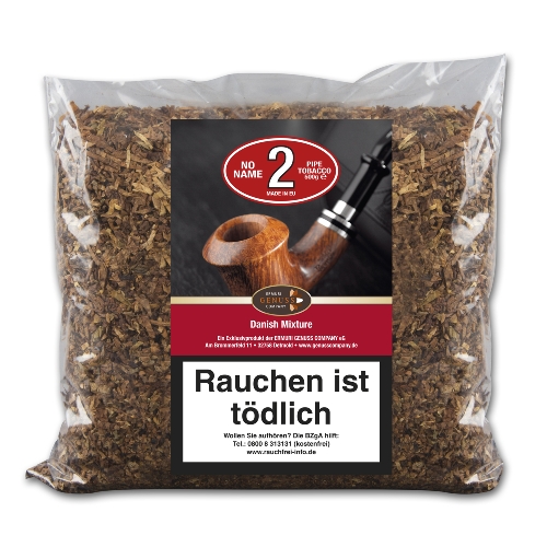 No Name No. 2 Danish Mixture Pfeifentabak Beutel