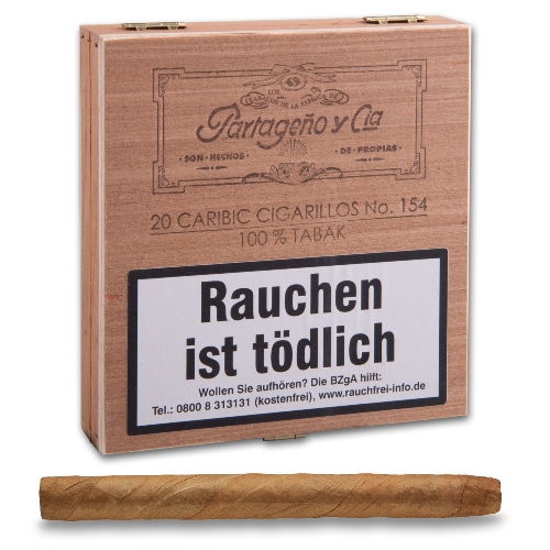 Partageno 154 Caribic Zigarillos Kiste