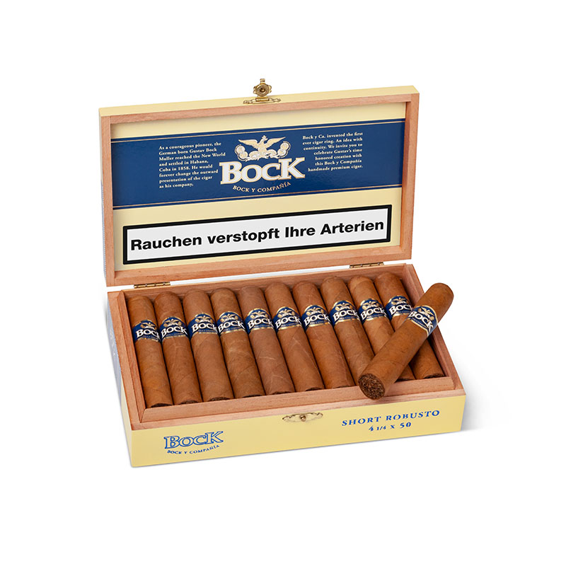 Bock y Ca Short Robusto Zigarren Kiste