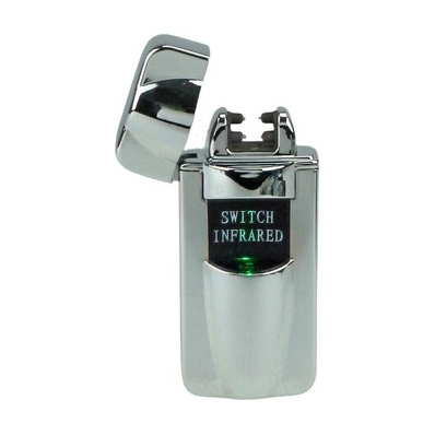 Jean Claude Galaxis Ice USB X-Lichtbogen Feuerzeug Silber offen