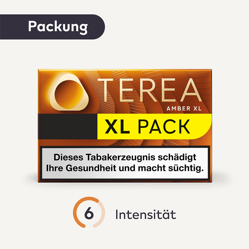 TEREA Sticks XL Amber Packung