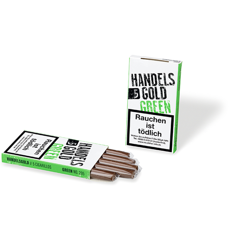 Handelsgold Green Zigarillos Schachtel