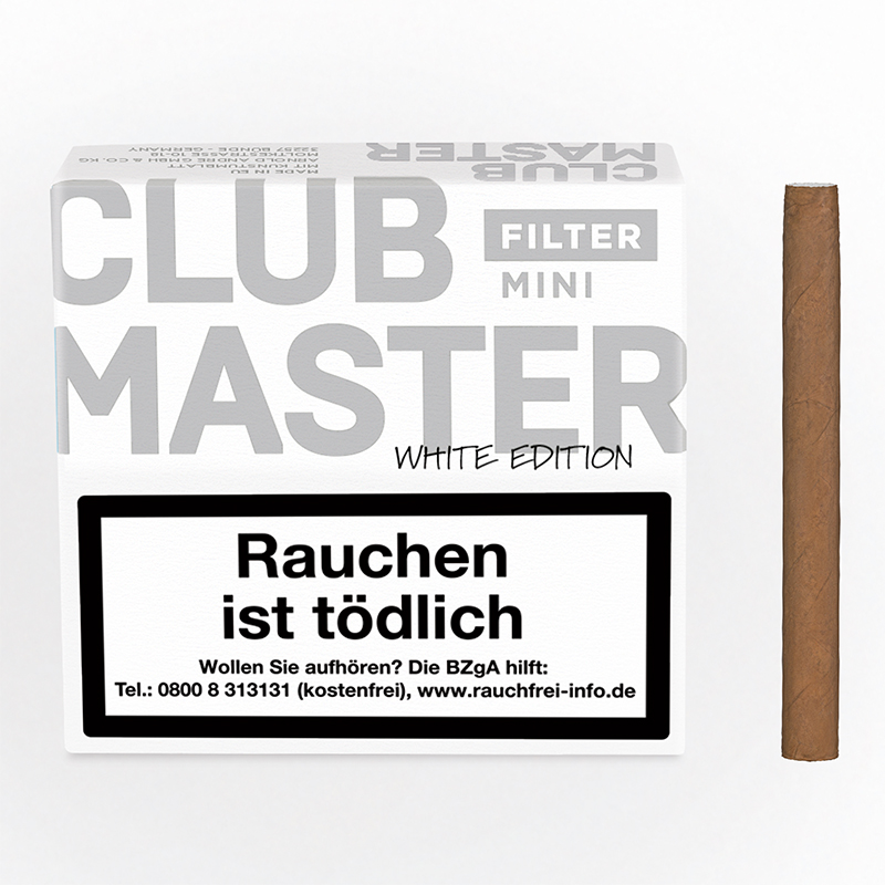 Clubmaster Mini Filter White Zigarillos